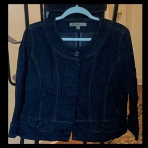 Motto Dark Wash Denim Jacket NWOT Size 16